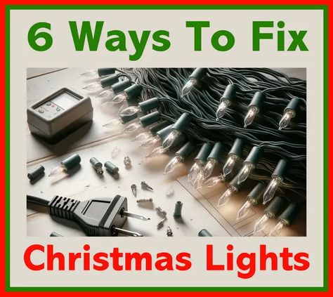 Fix Christmas Lights, Mormon Temple, Appliance Repair, Electrical Supplies, Tips Tricks, All Things Christmas, Fix It, Simple Way, Christmas Lights