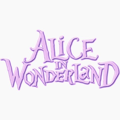 Purple Alice in wonderland text Alice In Wonderland Text, Alice Costume, Alice In Wonderland Disney, Bookish Things, Cheshire Cat, Purple Aesthetic, Cool Stickers, Alice In Wonderland, Random Stuff