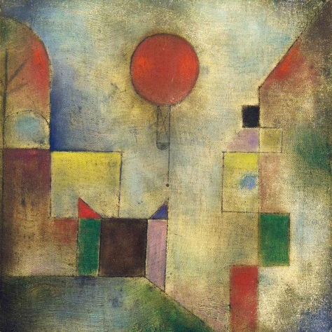 Eazywallz The Red Balloon, Painting Mural, Balloon Painting, Expressionist Artists, Custom Wall Murals, Cross Stitch Pictures, Paul Klee, Red Balloon, Oil Painting Reproductions