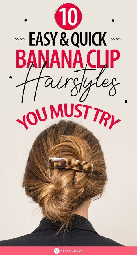 Banana Clip Hairstyles Long Hair, How To Wear Banana Clip, Banana Clip Hairstyles Short Hair, Flat Hair Clip Hairstyles, How To Use A Banana Clip, Banana Clip Short Hair, French Hair Clip, Flat Clip Hairstyles, Banana Clip Hairstyles Tutorials