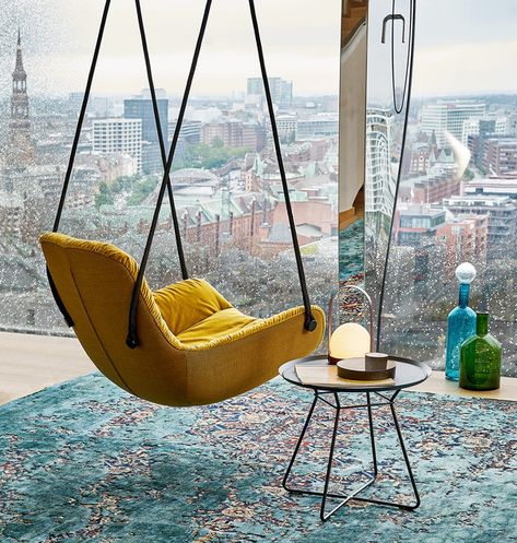 Hammock Chair Living Room, Suspended Chair, Hanging Lounge Chair, Ceiling Chair, Indoor Hanging Chair, Design Folder, Hanging Chair Indoor, Indoor Hammock Chair, Indoor Swing Chair