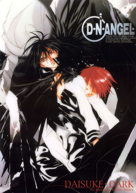 Dn Angel Manga, Dn Angel, Chaos Head, Chibi Vampire, Kaze No Stigma, D N Angel, 2000s Anime Art, Angel Manga, Concept Reference