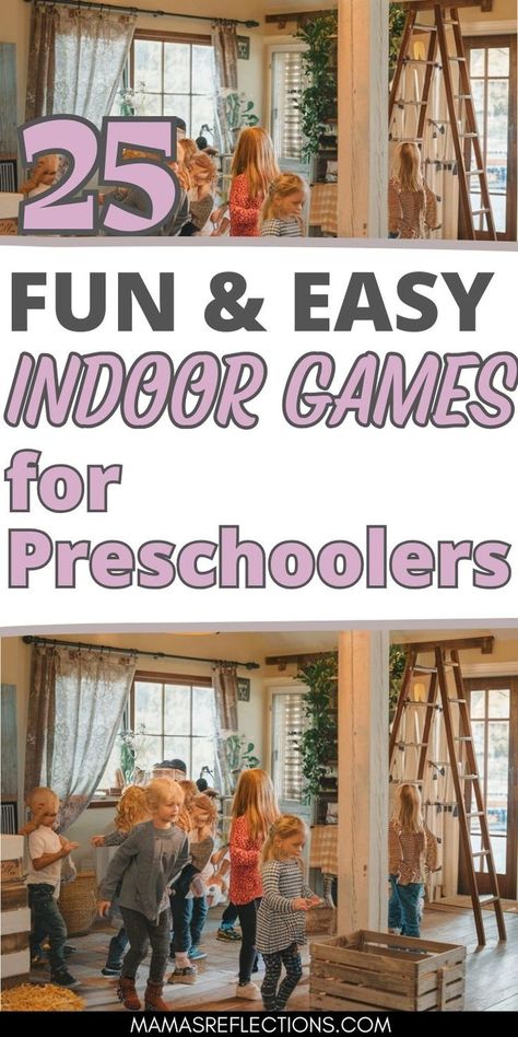 Fun Indoor Activities For Kids Indoor Games Kindergarten, Kindergarten Games Indoor, Funny Activities For Kids, Games To Play With Preschoolers, Games For Toddlers Indoor, Preschool Games Indoor, Toddler Games Indoor, Indoor Play Activities, Games For Preschoolers Indoor