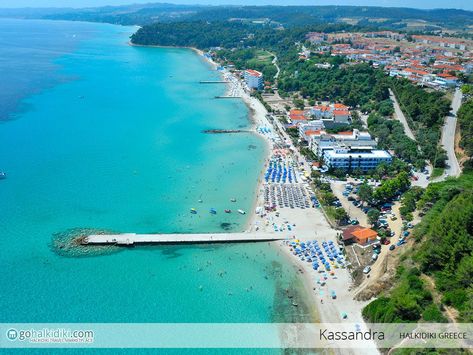 A beach view of Kallithea Halkidiki Greece !  #halkidiki #greece #summer #holidays #kassandra #kallithea #travel #destination #TTOT Kallithea Halkidiki, Kallithea Greece, Greece Halkidiki, Halkidiki Greece, Greece Beach, Greece Summer, Airport Taxi, Greece Vacation, Famous Beaches