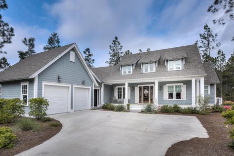 Find this home on Realtor.com Bungalow Extensions, L Shaped House, Australia House, Garage Style, Southern House, Panama City Beach Fl, House Design Exterior, Welcome To My House, Rosemary Beach