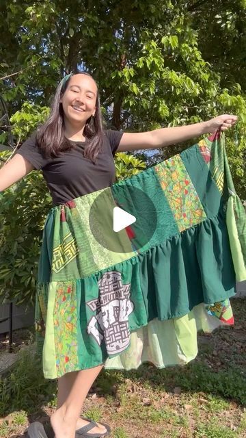 Diy Maxi Skirt Pattern, Patchwork Skirt Diy, Patchwork Skirt Pattern, Sewing Instagram, Diy Maxi Skirt, Maxi Skirt Pattern, Sewing Patchwork, Skirt Diy, Diy Skirt