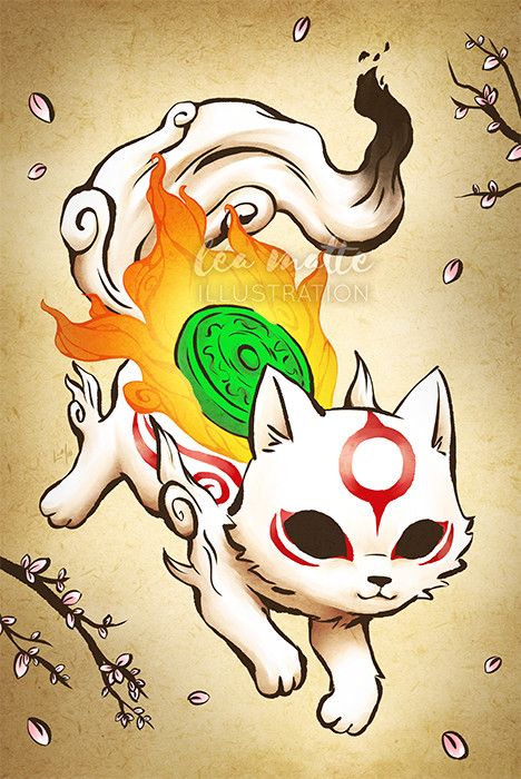 Okami, Léa Matte on ArtStation at https://www.artstation.com/artwork/bEEqr Okami Amaterasu, Japanese Mythology, Anime Wolf, Anime Animals, Fox Art, White Wolf, Wolf Art, Mega Man, Manga Illustration