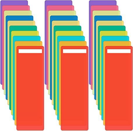 Amazon.com : 50 Pcs Library Book Dividers with 110 Pcs Stickers Library Shelf Dividers 4 x 12 Inch Plastic Shelf Dividers and Assorted Colored Bookshelf Markers for Shelves School Library Classroom Student Teacher : Office Products Colored Bookshelf, Colorful Bookshelf, Record Dividers, Library Classroom, Book Dividers, Library Shelf, Computer Center, Teacher Office, Library Shelves