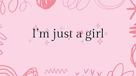 #laptopwallpaper #relatable #pink Im Just A Girl Wallpaper Laptop, Girly Wallpaper For Laptop, Im Just A Girl Wallpaper, Im Just A Girl, Laptop Wallpapers, Laptop Wallpaper Desktop Wallpapers, Laptop Backgrounds, Book Wallpaper, Laptop Wallpaper