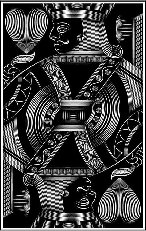 King of <3s King Of Hearts Wallpaper, Patrick Seymour, Jack Of Hearts, Playing Cards Design, King Of Hearts, Poker Cards, Canadian Artists, Cool Cards, Deck Of Cards