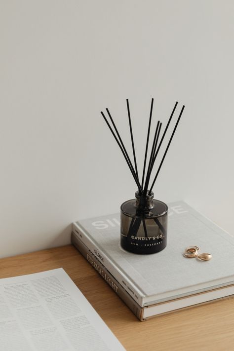 Candle Photoshoot, Instagram Feed Planner, Free Photographs, Reed Diffusers, Book Candle, Fragrance Diffuser, Aroma Diffuser, Candle Set, Product Photography