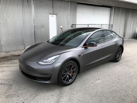 EV DESIGN MOVEMENT on Instagram: “That color.  EV DESIGN MOVEMENT  The sexiest color on a Tesla ♦️3M Satin Dark Grey ♦️Xpel XR tint ♦️3M Satin Black CD ♦️Custom satin copper…” Grey Tesla, Cd Custom, Grey Car, Tesla Model X, Design Movements, Tesla Model 3, Car Wrap, Tesla Model, Tesla