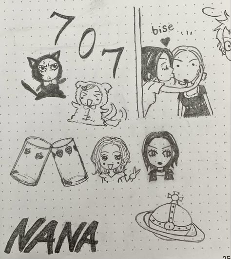 draw drawing Nana anime manga aesthetic crayon draw idea Nana Anime Drawing Sketch, Nana Drawing Anime, Nana Anime Sketch, Nana And Hachi Drawing, Nana Anime Art, Nana Art Style, Nana Drawing Sketch, Nana Osaki Drawing, Nana Manga Art