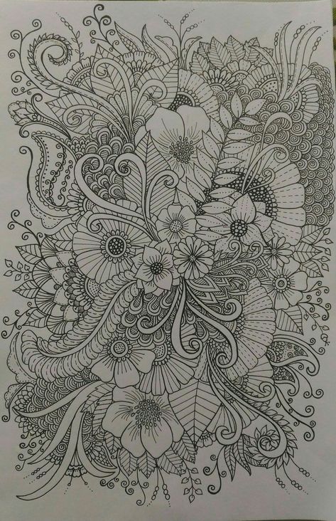 Heavy Drawing, Flower Garden Painting, Sick Drawings, Doodle Zen, Love Symbol Tattoos, Sketch Simple, Zentangle Flowers, Zen Doodles, Zentangle Artwork