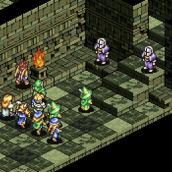 The Thunder attack in Tactics Ogre (SNES) Pokemon Mystery Dungeon Pixel Art, Warhammer Ogre, Ogre Battle, Tactics Ogre, 8 Bit Horror Game, Pixel Character, Retro Sci Fi, Art Pixel, Pixel Characters