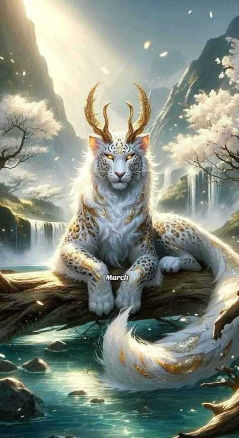 Fantasy Animals Magical Creatures, Lynx Tattoo, Elegant Dragon, Mythical Creature Art, Magic Animals, Tattoo Animal, Mythical Creatures Fantasy, Mystical Animals, Power Animal