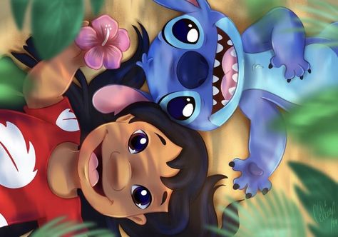 Lilo And Stitch Characters, Full Drawing, ليلو وستيتش, Disney Movie Art, Prompt List, Lilo And Stitch Drawings, Jelly Wallpaper, Images Disney, Stitch Drawing