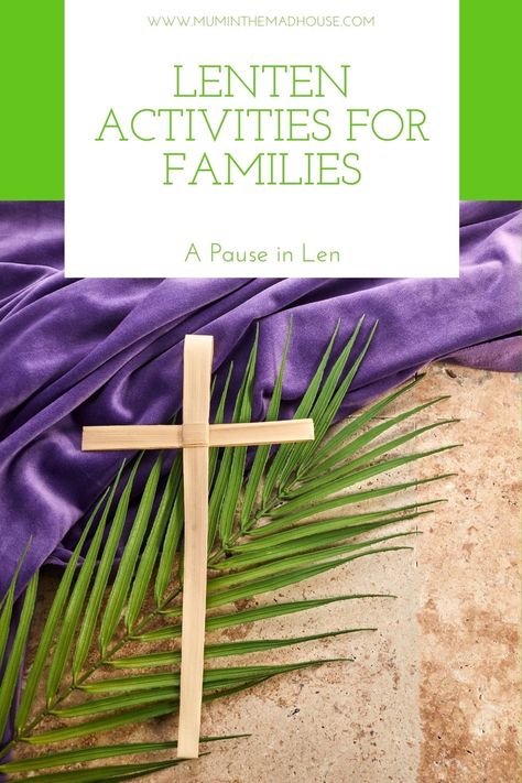 Lenten Activities for Adults - A Pause in Lent | Mum In The Madhouse Lenten Activities For Adults, Ideas For Lent For Adults, Lent Activities For Adults, What Is Lent For Kids, Laetare Sunday Lent, Lenten Activities, Praying For Someone, Advent Activities, Ash Wednesday