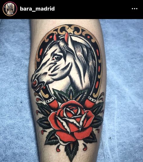 Pharos Horses Tattoo Traditional, American Traditional Bull Tattoo, Old School Horse Tattoo, Horse Tattoo Traditional, Traditional Horse Tattoo, Underglaze Ideas, Western Sleeve, Bull Tattoos, Anchor Tattoos