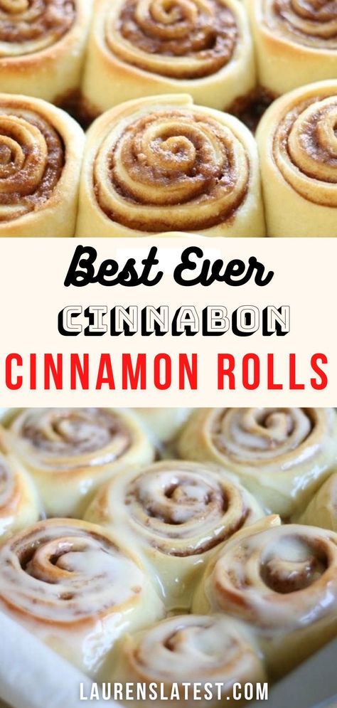 These Cinnamon Rolls are the ultimate Cinnabon clone. Chewy, soft, and completely homemade. Throw out your old recipes because you’ll never need another Cinnamon Roll Recipe again! Cinnamon Raisin Bread Recipe, Best Homemade Cinnamon Rolls, Cinnabon Recipe, Quick Cinnamon Rolls, Fall Dessert Recipes Easy, Cinnabon Cinnamon Rolls, Diy Cinnamon, Cinnamon Roll Bread, Cinnamon Roll Recipe Homemade