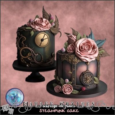 Steampunk Cake Steampunk Dessert, Steampunk Cake Ideas, Steampunk Cakes, Steampunk Wedding Cake, Steampunk Cake, Tiny Turtle, Steampunk Wedding, Steampunk Diy, Turtle Design