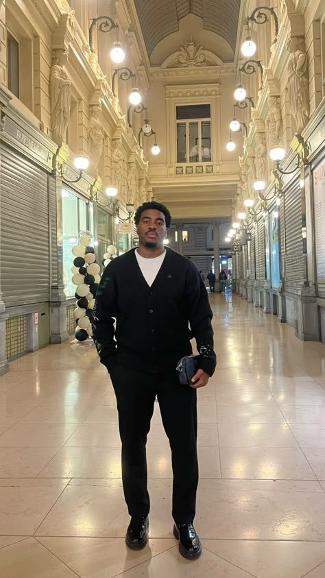 Follow @MrCoolEyes For More ❤ Man Business Outfit, Date Night Man Outfit, Men’s Outfits Dr Martens, Black Men’s Date Outfit, Men Dinner Date Outfit, Classy Black Men Outfits, Men’s Semi Formal, Outfits For Loafers, Men’s Gym Wear Outfits