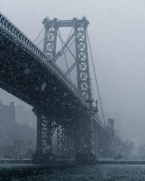 Williamsburg Bridge, Williamsburg Brooklyn, January 2024, Photography Prints Art, Snow Storm, City Photography, Bay Bridge, York City, Brooklyn