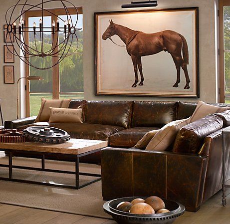 Equestrian Chic Decor, Equestrian Style Decor, Comfy Living Room Decor, Rustic Chic Living Room, Farmhouse Style Living Room, Equestrian Chic, Comfy Living Room, Equestrian Decor, Horse Decor