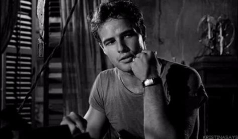 Don Vito Corleone, Old Hollywood Actors, A Streetcar Named Desire, I Love Cinema, Marlon Brando, Hollywood Actor, Attractive People, Film Aesthetic, The Godfather