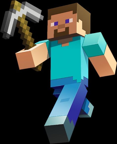 Steve Steve From Minecraft, Minecraft Png, Minecraft Steve, Cool Poses, Minecraft, Anime Art, Fan Art, Drawings, Birthday