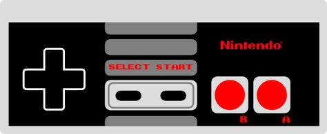 free vector Nintendo Controller clip art Hot Moms Club, Nintendo Nes Games, Nes Controller, Nintendo Controller, Nintendo Princess, Nintendo Fan Art, Original Nintendo, Nes Games, Nintendo Characters