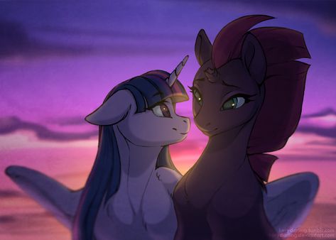 Templight by KeryDarling.deviantart.com on @DeviantArt Mlp Tempest, Twilight Couples, Tempest Shadow, Eye Scar, Twilight Sparkle Alicorn, Mlp Twilight, Mlp Comics, Fandom Art, Pony Unicorn