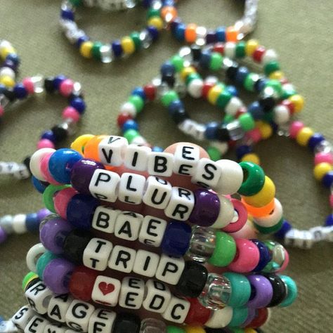 20 Random Kandi Bracelets EDM Rave PLUR EDC | Etsy Kandi Bracelets Rave, Edm Rave, Kandi Bracelets, Its All Good, Perler Bead Patterns, Bead Patterns, Perler Bead, Blood Circulation, Perler Beads