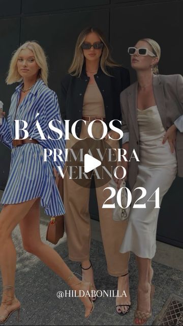 HILDA BONILLA on Instagram: "Aquí te dejo algunos de mis básicos favoritos de esta temporada primavera verano 2024 ✨🤩  Amo las camisas de rayas y los chalecos. Cuéntame cuáles son tus básicos favoritos 😊" Trend Outfit 2024, Ideas Outfit Verano, Outfits 2024 Trends, 2024 Outfit Trends, Look Casual Primavera, Outfit Trends 2024, Summer Trends 2024, Outfits Primavera Verano, Trend 2024 Fashion