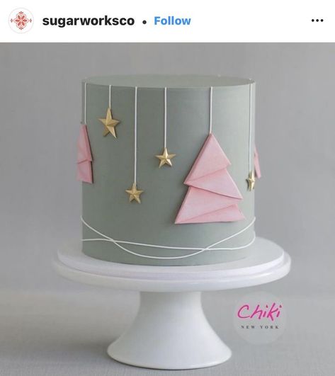 Christmas Cake Ideas Easy, Easy Christmas Cake Decorating Ideas, Christmas Cake Decorating Ideas, Easy Christmas Cake, Christmas Cake Decorating, Christmas Cake Ideas, Winter Torte, Christmas Cakes Easy, Christmas Themed Cake