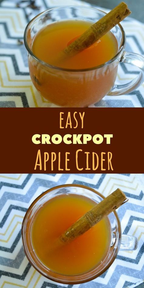 Crockpot Apple Cider, Hot Apple Cider Recipe, Slow Cooker Apple Cider, Apple Cider Drink, Crockpot Apple, Spiked Apple Cider, Mulled Apple Cider, Cider Drinks, Apple Cider Recipe