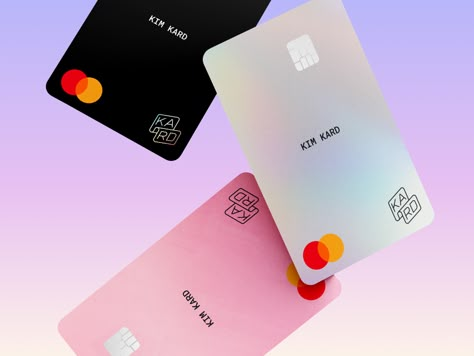 Kard Design by Thomas Vimare on Dribbble Exchange Design, Credit Card Designs, Bank Card Design, Debit Card Design, Banks Advertising, Credit Card Hacks, Credit Card Application, Credit Card Design, Ui Ux 디자인