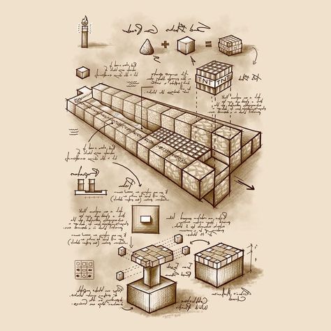 Minecraft Blueprint, Minecraft Sketch, Minecraft Blueprints, Minecraft Art, Minecraft Fan Art, Minecraft Creations, Minecraft Designs, Shirt Design, Minecraft