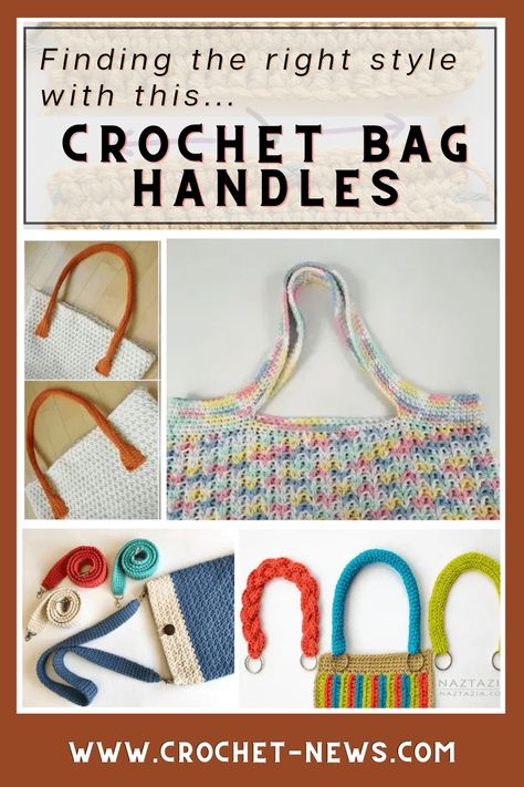 Bags and purses are so popular to crochet, but finding the right purse handles doesn’t always fit in with your project. Whether or not the pattern calls for them, crochet handles are always a fun option for any crocheted tote, bag, or purse! And they are easy to make, too. Here are some crochet bag handles to try! Crochet Patterns For Purses, Crochet Bag Handles, Crochet Handles, Crochet Clutch Bags, Crochet Baby Booties Pattern, Diy Crochet Patterns, Free Crochet Bag, Crochet Clutch, Purse Handles