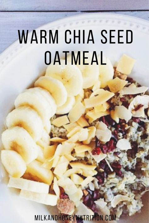 Chia And Oatmeal Recipes, Hot Oatmeal With Chia Seeds, Oatmeal And Chia Seed Recipes, Oatmeal With Chia Seeds Recipes, Chia Seeds In Oatmeal, Chia Seed And Oatmeal Recipes, Oats And Chia Seeds Breakfast, Oatmeal Chia Seed Recipes, Chia Seed Almond Milk