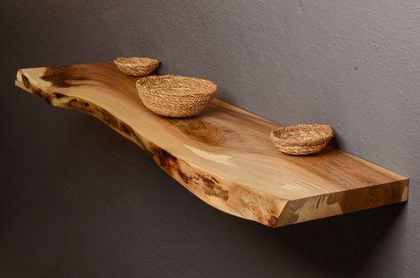 Live Edge Floating Shelf, Live Edge Shelves, Oak Floating Shelves, Rustic Wall Shelves, Walnut Shelves, Shelf Floating, Wooden Wall Shelves, Wood Floating Shelves, Stud Walls