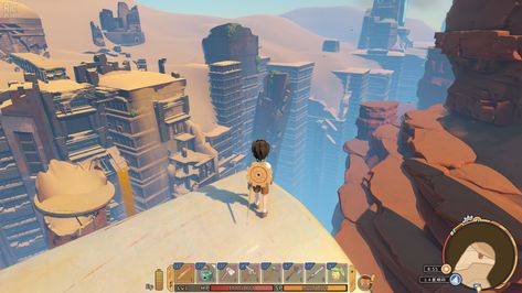 My Time at Sandrock - game screenshots at Riot Pixels, images My Time At Sandrock, Helicopter Parent, Low Poly Character, Game Screenshots, Video Thumbnail, Most Played, Kickstarter Campaign, Kids Growing Up, Game Concept