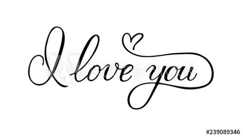 I Love You Lettering Calligraphy, I Love You Handwriting, I Love You Writing Fonts, I Love You Fonts Calligraphy, Cute Fonts To Write, I Love You Calligraphy, Love Letras, Romantic Typography, Heart Calligraphy