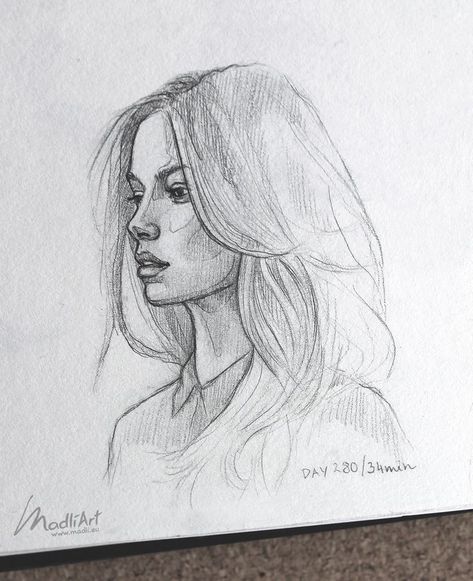 Side Profile Sketch Woman, Aesthetic Face Sketch, Side Profile Drawing Woman, Drawing Side Profile Female, How To Draw A Side Profile, Side Profile Sketch, Profile Sketch, Realistic Face Drawing, Face Art Drawing