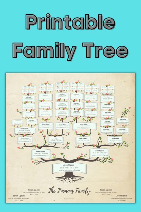 Family Reunion Family Tree Ideas, Creating A Family Tree, Making A Family Tree, Printable Family Tree Template Free, Creative Family Tree Ideas, Family Trees, Diy Family Tree, Family Tree Ideas Diy, Family Tree Template Printable Free