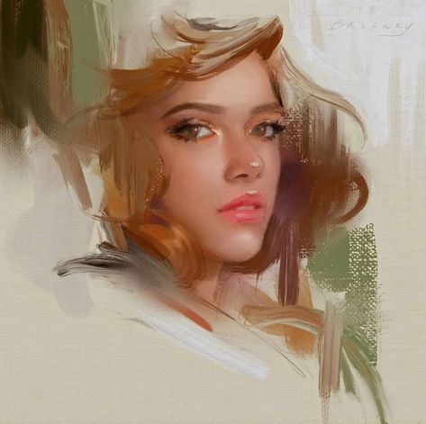 Portrait Sketch by https://www.deviantart.com/gabriellebrickey on @DeviantArt Chinese Digital Art, Oil Painting Anime, Procreate Canvas, Oil Paint Brushes, Realistic Oil Painting, Brushes Procreate, Oil Brush, Texture Paint, Portrait Sketches