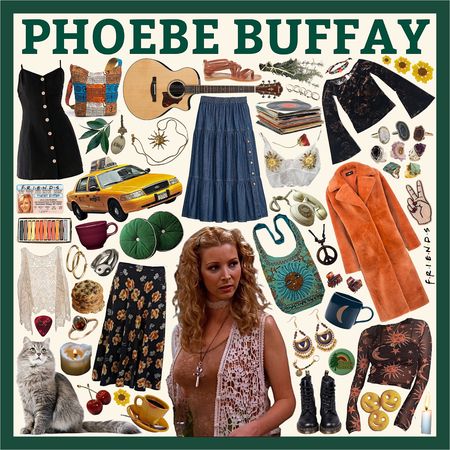 Hippie Bracelet - HagarTalmor.com | ShopLook Phoebe Buffay Outfits, Friends 90s, 1990s Aesthetic, Yin Yang Ring, Hippie Bracelet, Shoplook Outfits, Choc Chip Cookies, Boho Grunge, Phoebe Buffay