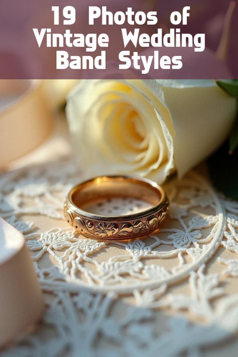 Did you know that a vintage wedding band can add timeless elegance to your special day? With styles ranging from art deco to antique, these rings tell a unique love story. Discover how past eras inspire today’s jewelry trends. Dive into a world where classic meets chic and find the perfect vintage wedding band that captures both your heart and heritage. Wedding Band Ideas, Antique Wedding Bands, Unique Wedding Rings, Wedding Band Styles, Band Ideas, Custom Wedding Band, Filigree Pattern, Modern Couple, Vintage Wedding Band