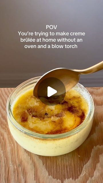 Jennifer Hsiao on Instagram: "Here’s how to make creme brulee at home without an oven and a blow torch!
Another commonly asked question in my last creme brûlée video was the ramekins I use, those ramekins are from the creme brûlées I bought from Costco a long time ago and I’m just reusing them 🤭 

If you have not seen my last video and for the 
Creme brulee recipe:
https://www.instagram.com/reel/C-AwdxSPZFJ/?igsh=MWQ1ZGUxMzBkMA==

Check out my Amazon store front for the blow torch I use:
https://www.amazon.com/shop/jenniferhsiao_

#cremebrulee #easyrecipe #bakinghacks #cookinghacks #dessertrecipe #frenchdessert #pastrychef" Creme Brulee Recipe Videos, Creme Brulee Recipe, Brulee Recipe, Blow Torch, Creme Brûlée, French Dessert, Everyday Hacks, Amazon Store, Pastry Chef