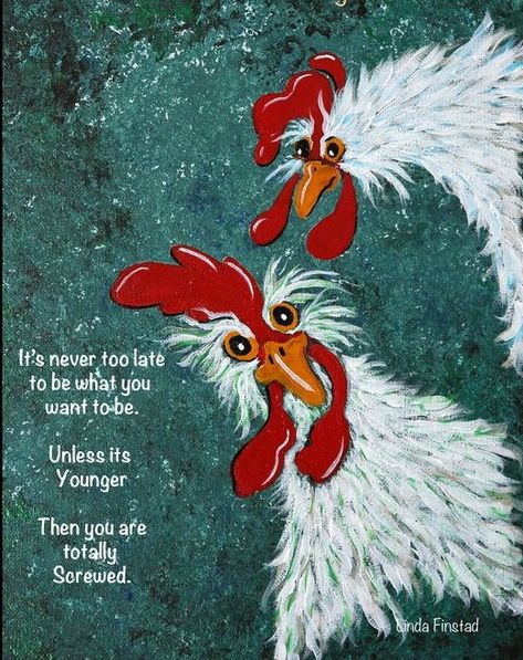 Chicken Wisdom, Chicken Applique, Chicken Craft, Quirky Diy, Farmyard Animals, Happy Birthday Joe, Chicken Jokes, Chicken Cartoon, Quilt Free Pattern